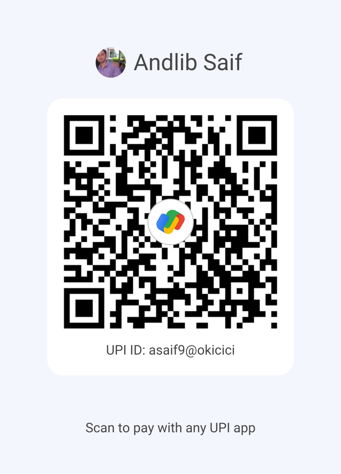 UPI QR Code